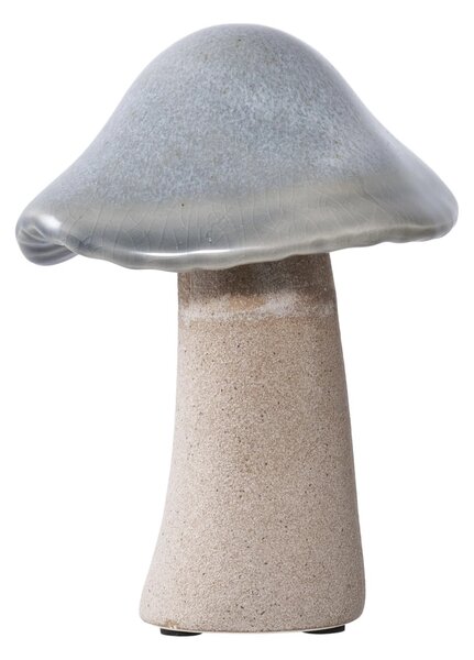 Set 3 piese Decoratiuni tip ciuperci, Verde, 10.5x10.5x14 cm