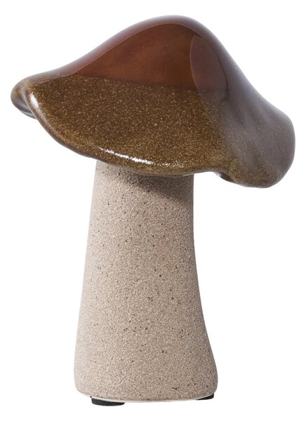 Set 3 piese Decoratiuni tip ciuperci, Verde, 10.5x10.5x14 cm