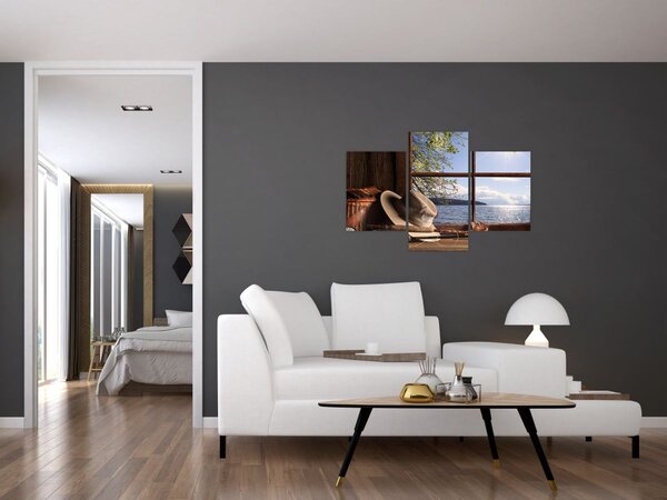 Tablou - Echipament de pescuit (90x60 cm)