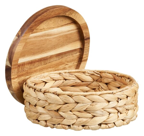 Set 3 piese Cosuri pentru depozitare Botofte, Natural, 30x30x15 cm
