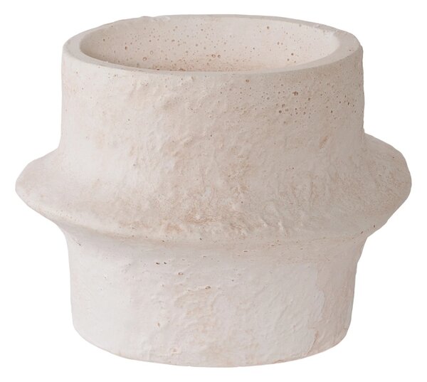 Set 2 piese Suporturi pentru lumanari, Alb, 11.4x11.4x15.2 cm