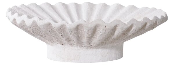 Set 2 piese Suporturi pentru lumanari, Alb, 21.5x21.5x7.3 cm
