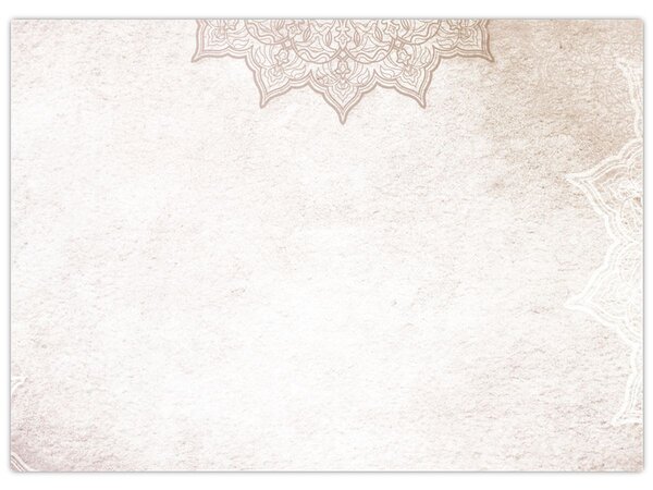 Tablou - Mandala pe zid (70x50 cm)