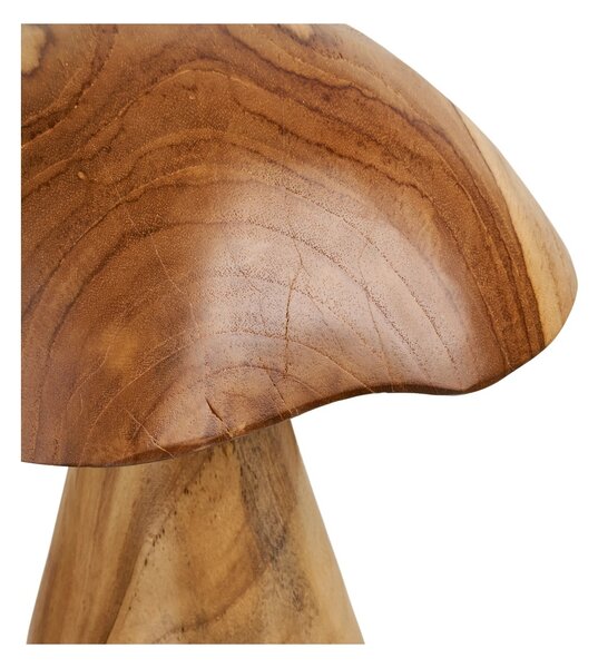 Set 2 piese Decoratiuni tip ciuperci Kodi, Natural, 35x35x35 cm