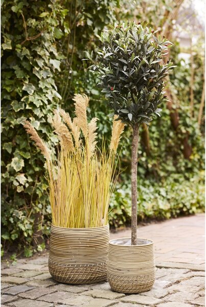 Set 2 piese Cosuri Moro Baskets, Natural, 38x38x34 cm