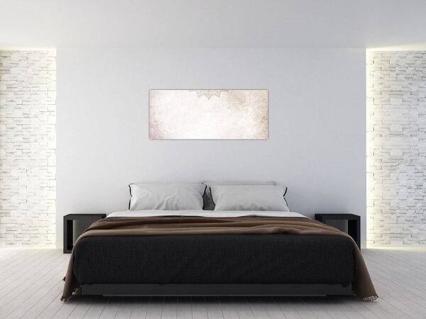 Tablou - Mandala pe zid (120x50 cm)