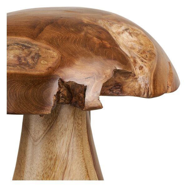 Set 2 piese Decoratiuni tip ciuperci Kodi, Natural, 35x35x35 cm