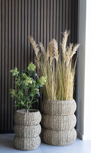 Set 2 piese Cosuri Sarbas, Natural, 35x35x45 cm