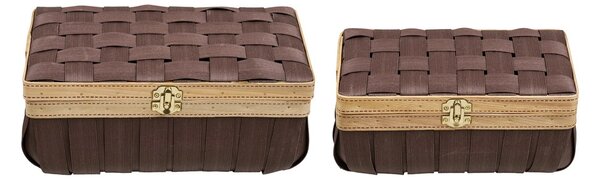 Set 2 piese Cosuri Medan, Maro, 19x30x12 cm