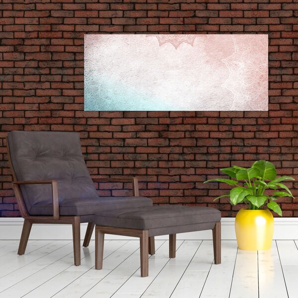 Tablou - Mandala pe zid 2 (120x50 cm)
