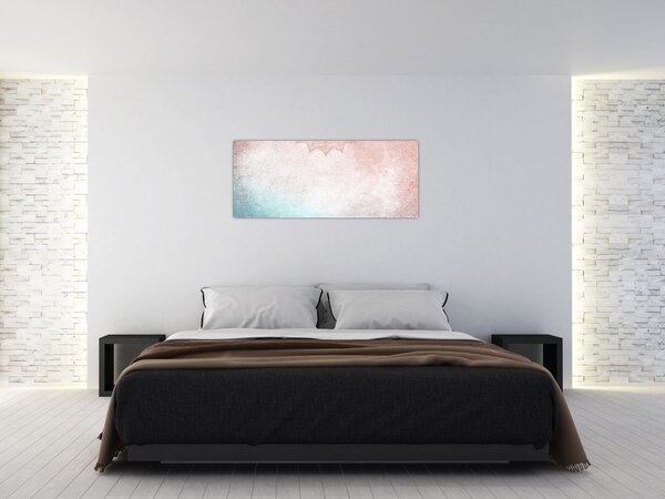 Tablou - Mandala pe zid 2 (120x50 cm)