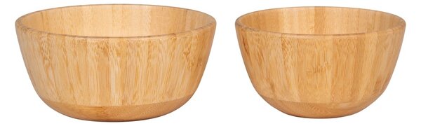 Set 2 piese Bol Chefalu, Natural, 15x15x7 cm