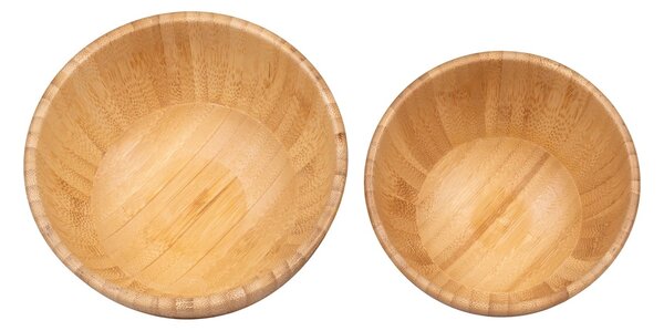 Set 2 piese Bol Chefalu, Natural, 15x15x7 cm