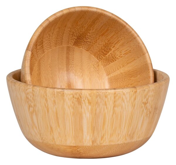 Set 2 piese Bol Chefalu, Natural, 15x15x7 cm