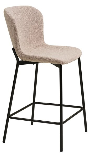 Scaun inalt pentru insula de bucatarie Maceda, Bej, 55x47x95 cm