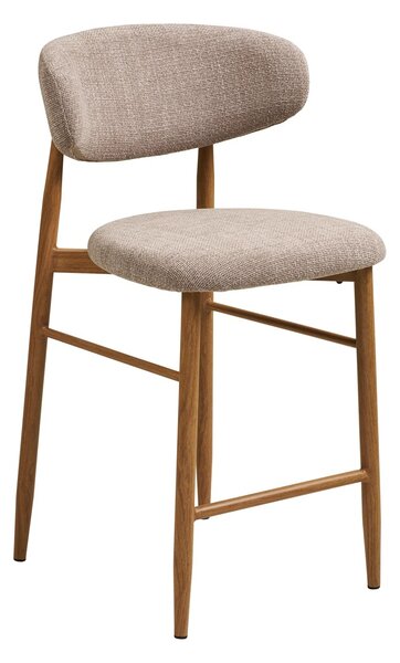 Scaun inalt pentru insula de bucatarie Levanto, Bej, 55x52x95 cm