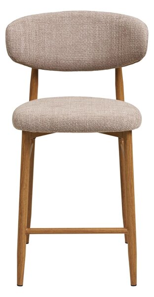 Scaun inalt pentru insula de bucatarie Levanto, Bej, 55x52x95 cm