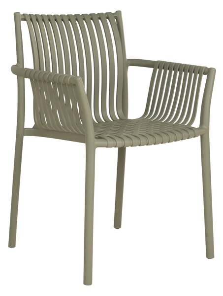 Scaun gradina Tulsa, Verde, 59.5x56.5x82.5 cm