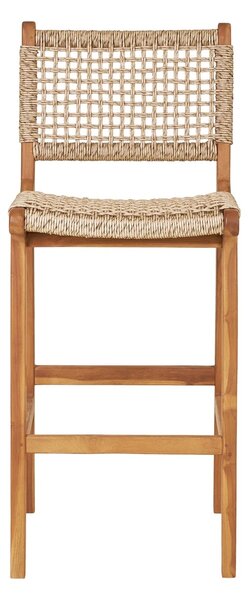 Scaun inalt pentru insula de bucatarie Derby, Natural, 50x45x94 cm