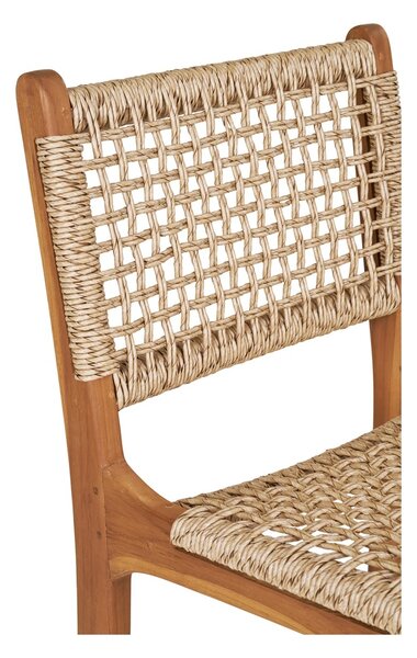 Scaun inalt pentru insula de bucatarie Derby, Natural, 50x45x94 cm