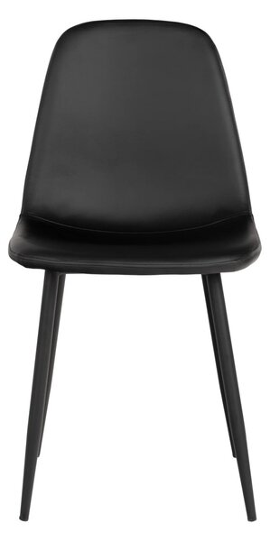 Scaun dining Stockholm, Negru, 54x44x88 cm