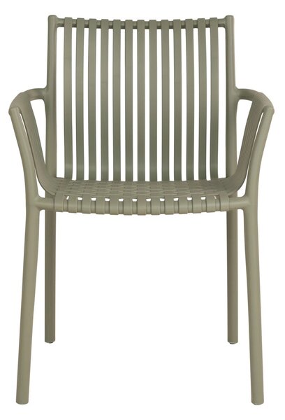 Scaun gradina Tulsa, Verde, 59.5x56.5x82.5 cm