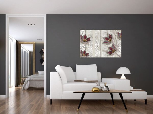 Tablou - Flori decorative (90x60 cm)