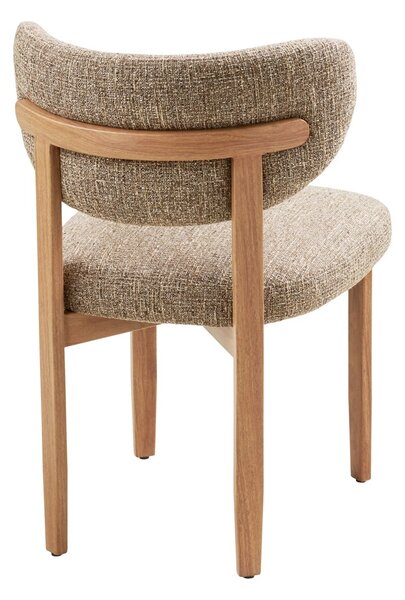 Scaun dining Recco, Bej, 57x53x79 cm