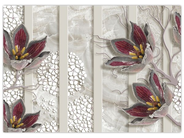 Tablou - Flori decorative (70x50 cm)