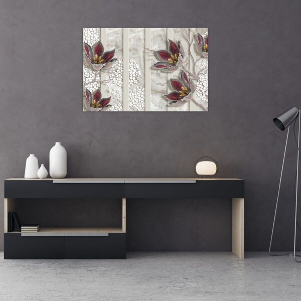 Tablou - Flori decorative (90x60 cm)