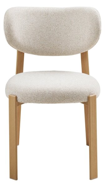 Scaun dining Savina, Bej, 60x50x81 cm