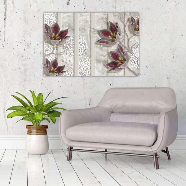 Tablou - Flori decorative (90x60 cm)