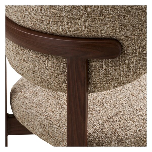 Scaun dining Recco, Maro deschis, 57x53x79 cm
