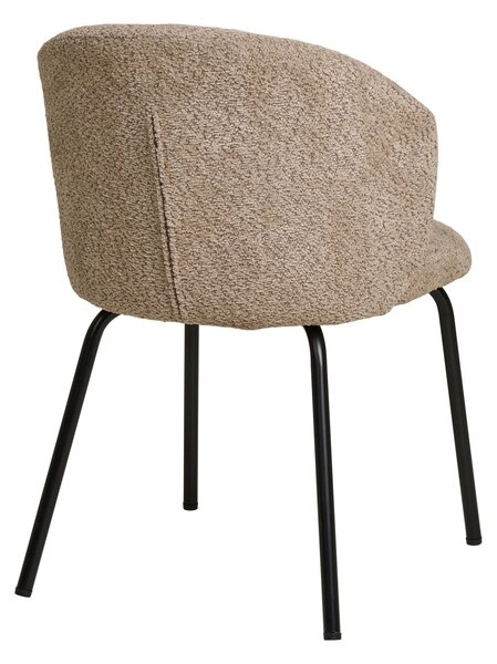 Scaun dining Safira, Bej, 58x56x79 cm