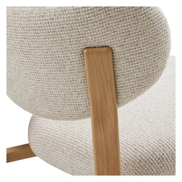 Scaun dining Savina, Bej, 60x50x81 cm