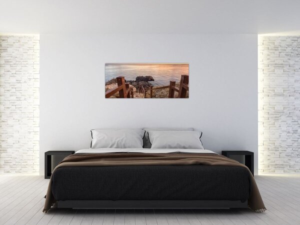 Tablou - Coborâre la mare (120x50 cm)