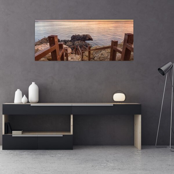Tablou - Coborâre la mare (120x50 cm)