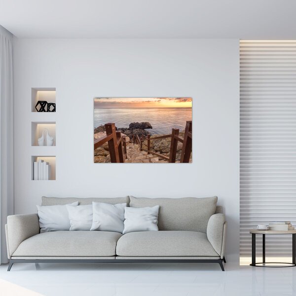 Tablou - Coborâre la mare (90x60 cm)
