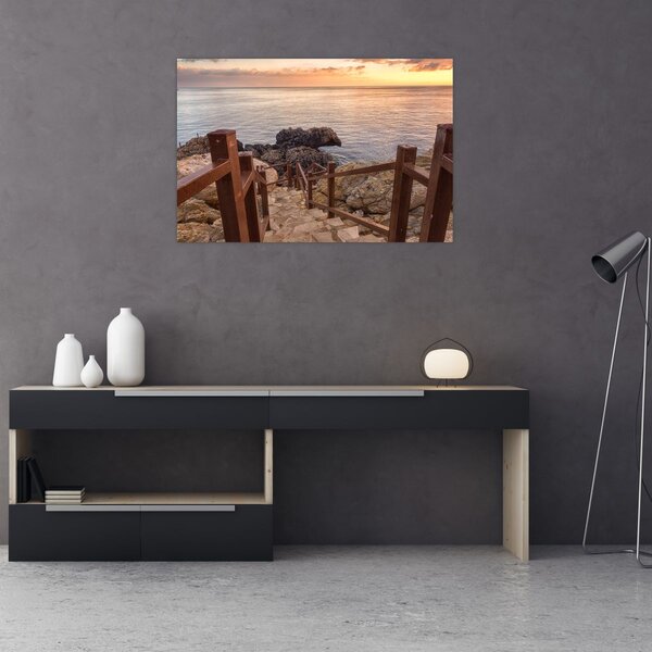Tablou - Coborâre la mare (90x60 cm)