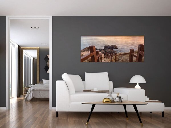 Tablou - Coborâre la mare (120x50 cm)