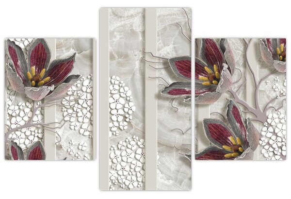 Tablou - Flori decorative (90x60 cm)