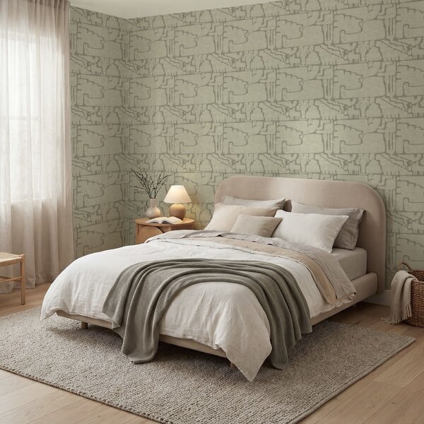 Tapet Model abstract ușor, cu forme delicate, Tapet abstract, a01122v2 : Uwalls.ro