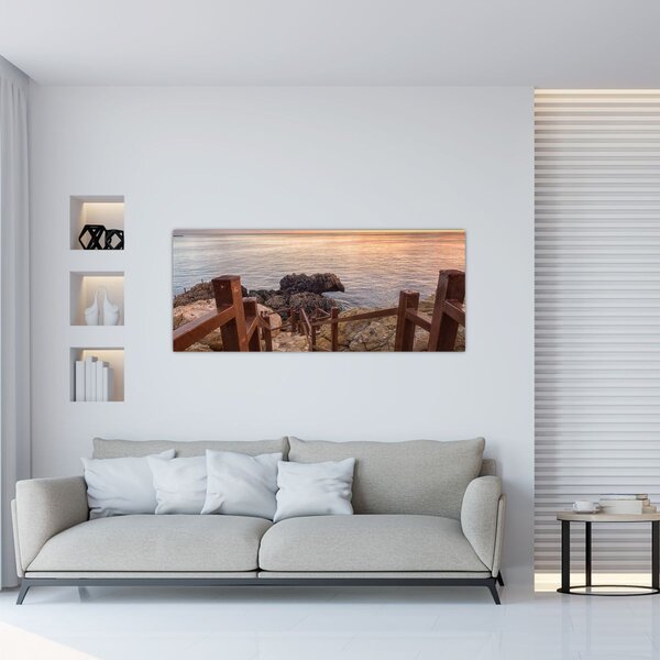 Tablou - Coborâre la mare (120x50 cm)