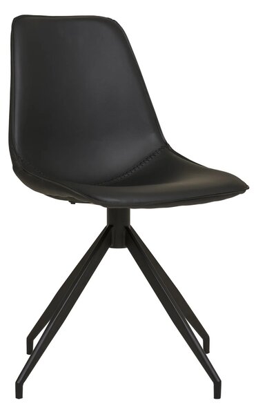 Scaun dining Monaco, Negru, 56x48x86 cm