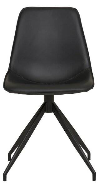 Scaun dining Monaco, Negru, 56x48x86 cm