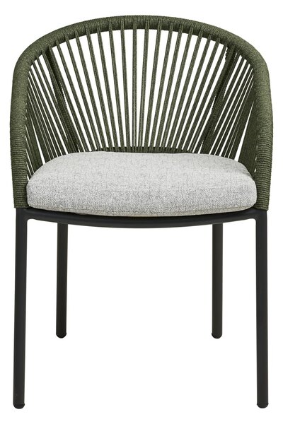 Scaun dining Novella, Gri, 63.5x57.5x77 cm