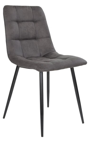 Scaun dining Middelfart, Gri, 55x44x86 cm