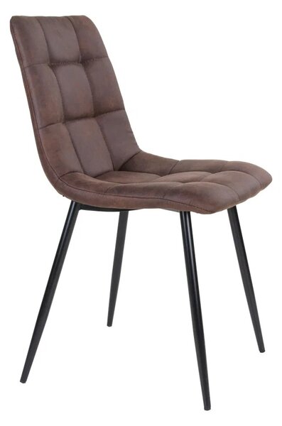 Scaun dining Middelfart, Maro inchis, 55x44x86 cm