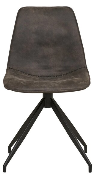 Scaun dining Monaco, Gri, 56x48x86 cm