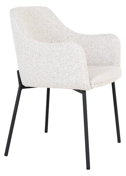 Scaun dining Melilla, Alb, 56x57x79.5 cm